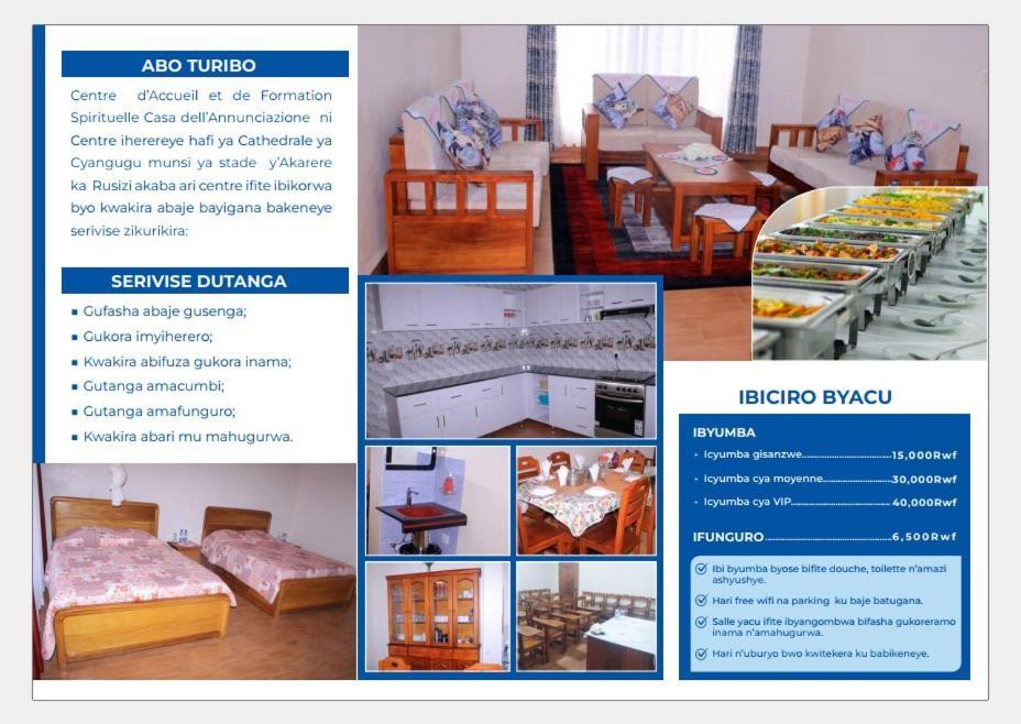 Centre D'Accueil Casa Dell'Annunciazione Rusizi- Kamembe- Cyangugu -Rwanda住宿加早餐旅馆 外观 照片